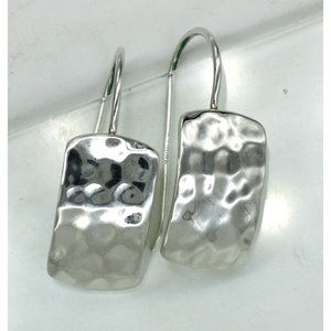 SILPADA 925 sterling silver hammered drop/dangle EARRINGS W0991 in 2011 catalog